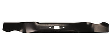 Load image into Gallery viewer, USA Mower Blades MTD941BP Toothed Medium Lift for MTD Troy Bilt 742-0741 742-0741A Length 21 in. Width 2-1/4 in. Thickness .134 in. Center Hole Rectangular 21 in. Deck
