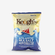 Load image into Gallery viewer, Keogh's Atlantic Sea Salt and Irish Cider Vinegar Crisps 50g x 3