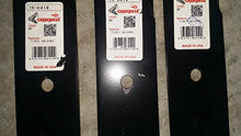Load image into Gallery viewer, Rotary 52" 6410 Lawnmower Gator Mulch Blade Set Toro #1/2" CH 105-7779 56-2390