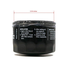 Load image into Gallery viewer, Pack of 6 Oil Filter for Kawasaki 49065-2057, 49065-2062, Tecumseh 36262,36563,36961