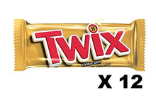 Load image into Gallery viewer, Twix Twin Chocolate Bars - 50g - Pack of 12 (50g x 12 Bars)