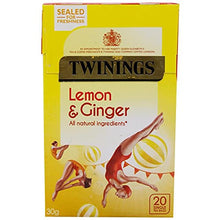 Load image into Gallery viewer, Twinings Tea Lemon and Chinese Ginger Tea, 20 ct