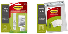 Load image into Gallery viewer, Command Large Picture and Frame Hanging Strips Heavy Duty, Holds up to 16 lbs, 4-Pairs