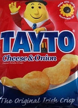 Load image into Gallery viewer, TAYTO Cheese & Onion Crisps from Ireland 25 x 25g packs