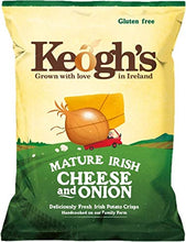 Load image into Gallery viewer, Keogh's Dubliner Irish Cheese & Onion Crisps 50g x 3