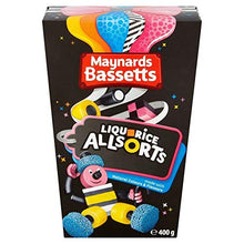Load image into Gallery viewer, Maynards Bassetts Liquorice Allsorts Carton 400g