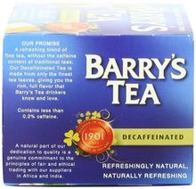 Load image into Gallery viewer, Barry's Tea, Decaffeinated, 40 Teabags (Pack of 6)