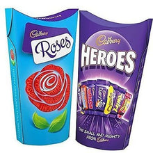 Load image into Gallery viewer, Cadbury Roses & Heroes Chocolate (Twin Pack)