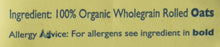 Load image into Gallery viewer, Flahavans Organic Jumbo Oats 1kg