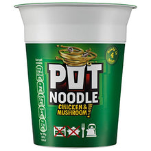 Load image into Gallery viewer, Pot Noodle Chicken and Mushroom 90 g (Pack of 12)
