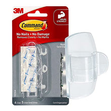 Load image into Gallery viewer, Command Round Cord Clips, Clear, 4-Clips (17017CLRES)