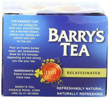 Load image into Gallery viewer, Barry's Tea, Decaffeinated, 40 Teabags (Pack of 6)