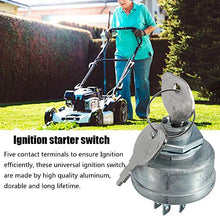 Load image into Gallery viewer, Allgreen Ignition Switch Ignition Lock Start Switch with 2 Keys 5 Pin for Motor Tractor Lawn Mower, for Husqvarna 725-0267 725-0267A 925-0267 925-0267A