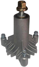 Load image into Gallery viewer, New Replacement for 130794 Spindle, or Mandrel, Craftsman, Poulan, Husqvarn, More.... with pre-tapped mounting holes and 3 mounting bolts