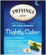 Load image into Gallery viewer, Twinings of London Lemon & Ginger Herbal Tea Bags, 20 Count (Pack of 6)