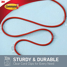 Load image into Gallery viewer, Command Round Cord Clips, Clear, 4-Clips (17017CLRES)