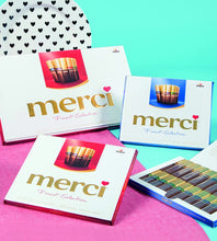Load image into Gallery viewer, Merci Finest Assortment of European Milk Chocolates 8.8 Ounce Box,20 pieces