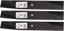 Load image into Gallery viewer, Set of 3, 25034 25034R 122265 532122265 106635X Made In USA Replacement Blade, 44" Deck, Craftsman, Poulan, Ayp, Roper.