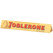 Load image into Gallery viewer, TOBLERONE Swiss Milk Chocolate with Honey & Almond Nougat, 3.52 oz Bar