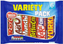 Load image into Gallery viewer, British Chocolate Variety Mix. Rolos, Aero, Munchies, Toffee Crisp, Kit Kat, Yorkie (2 Pack)
