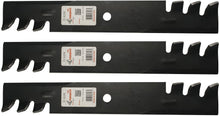 Load image into Gallery viewer, Rotary (3) 6298 Mower Blades for Gravely 08779200, 08779251, 32" 50" Deck