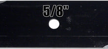 Load image into Gallery viewer, USA Mower Blades U11185BP (3) Extra High-Lift for Simplicity 5021227ASM Scag 482878 A48108 Length 18 in. Width 3 in. Thickness .203 in. Center Hole 5/8 in. 36in. 52 in. 54 in. Deck