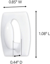 Load image into Gallery viewer, Command Mini Hooks, White, 6-Hooks, 8-Strips, Organize Damage-Free