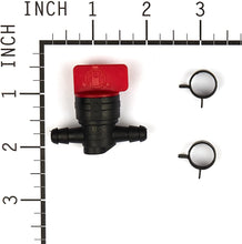 Load image into Gallery viewer, Briggs & Stratton 698183 Fuel Shut-Off Valve For Quantum and Selected Models, In-Line Valve,Black