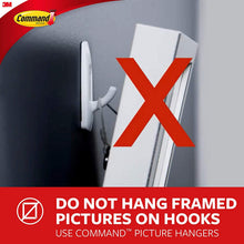 Load image into Gallery viewer, Command Mini Hooks, White, 6-Hooks, 8-Strips, Organize Damage-Free