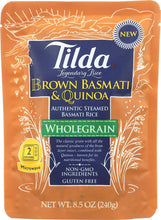 Load image into Gallery viewer, Tilda Legendary Rice Steamed Basmati, Brown, 8.5 Ounce (Pack of 6)