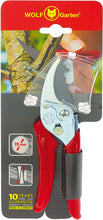 Load image into Gallery viewer, Wolf-Garten RREN Bypass Secateurs, Red, 39.5x7.84x3 cm