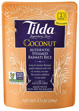 Load image into Gallery viewer, Tilda Legendary Rice Steamed Basmati, Brown, 8.5 Ounce (Pack of 6)