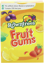 Load image into Gallery viewer, Rowntree's Fruit Gum Carton, 4.4 Ounce