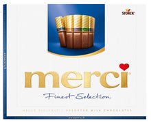 Load image into Gallery viewer, Merci Finest Assortment of European Milk Chocolates 8.8 Ounce Box,20 pieces