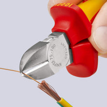 Load image into Gallery viewer, Knipex 70 06 160 SB Diagonal Cutter 6,3" chrome plated/VDE-tested in blister packaging