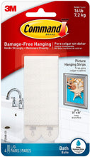 Load image into Gallery viewer, Command Large Picture and Frame Hanging Strips Heavy Duty, Holds up to 16 lbs, 4-Pairs