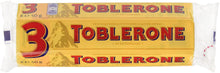 Load image into Gallery viewer, TOBLERONE SWISS MILK CHOCOLATE WITH HONEY AND ALMOND NOUGAT, 6 Count of 3.52 oz bar, 21.12 oz