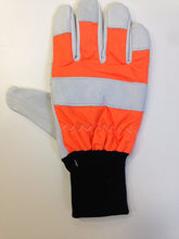 Load image into Gallery viewer, Arborist Tree Surgeon Chainsaw Protective Gloves Size Large By ISE