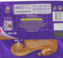 Load image into Gallery viewer, Cadbury Dairy Milk Chocolate 360G by Cadbury