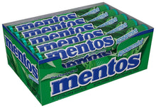 Load image into Gallery viewer, Mentos Chewy Mint Candy Roll, Mint, Non Melting, Party, 14 Pieces (Bulk Pack of 15) - Packaging May Vary