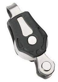 BARTON Single Block Size 0 20mm Sheave with Fixed Eye and Becket