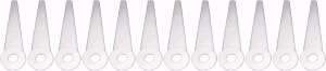 Replacement Poly Blades for Stihl Replaces Stihl 4111-007-1001
