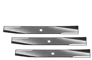 MowerPartsGroup Set of 3 Blades Replaces John Deere AM-100991 AM-30698 AM137326 M41237