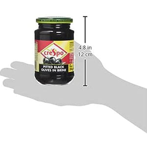 Crespo Pitted Black Olives 354g - Pack of 2