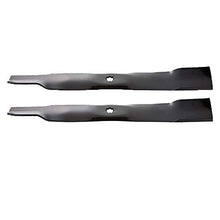 Load image into Gallery viewer, 2pk 21-3/8&quot; Hi-Lift Blade Compatible with John Deere 42&quot; Deck X300 Series Lawn Tractors AM137327
