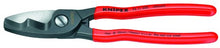 Load image into Gallery viewer, KNIPEX Tools - Cable Shears, Twin Cutting Edge (9511200), 8 inches
