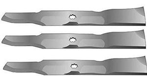 ISE Replacement Set of 3 Lawnmower Blades for John Deere, Replaces Part Numbers: GX21380, GY20679, GY20684