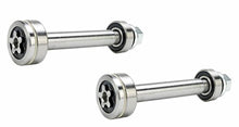 Load image into Gallery viewer, Two (2) Pack Erie Tools Lawn Mower Spindle Shaft Replaces AYP 137646 HUSQVARNA 532137646 with Top &amp; Bottom Bearings with Pulley Nut
