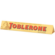 Load image into Gallery viewer, TOBLERONE Swiss Milk Chocolate with Honey &amp; Almond Nougat, 3.52 oz Bar
