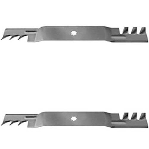 Set Of 2 Blades Replaces JOHN DEERE AM137328 AM141033 GX22151 GY20850